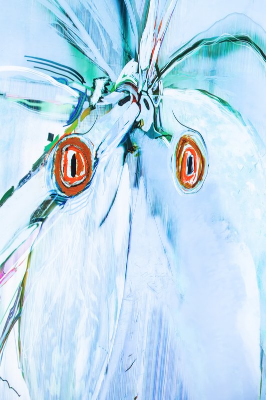 Blue Parrots &amp; Untitled Pairs — Design District, Miami, Florida, USA — 2023